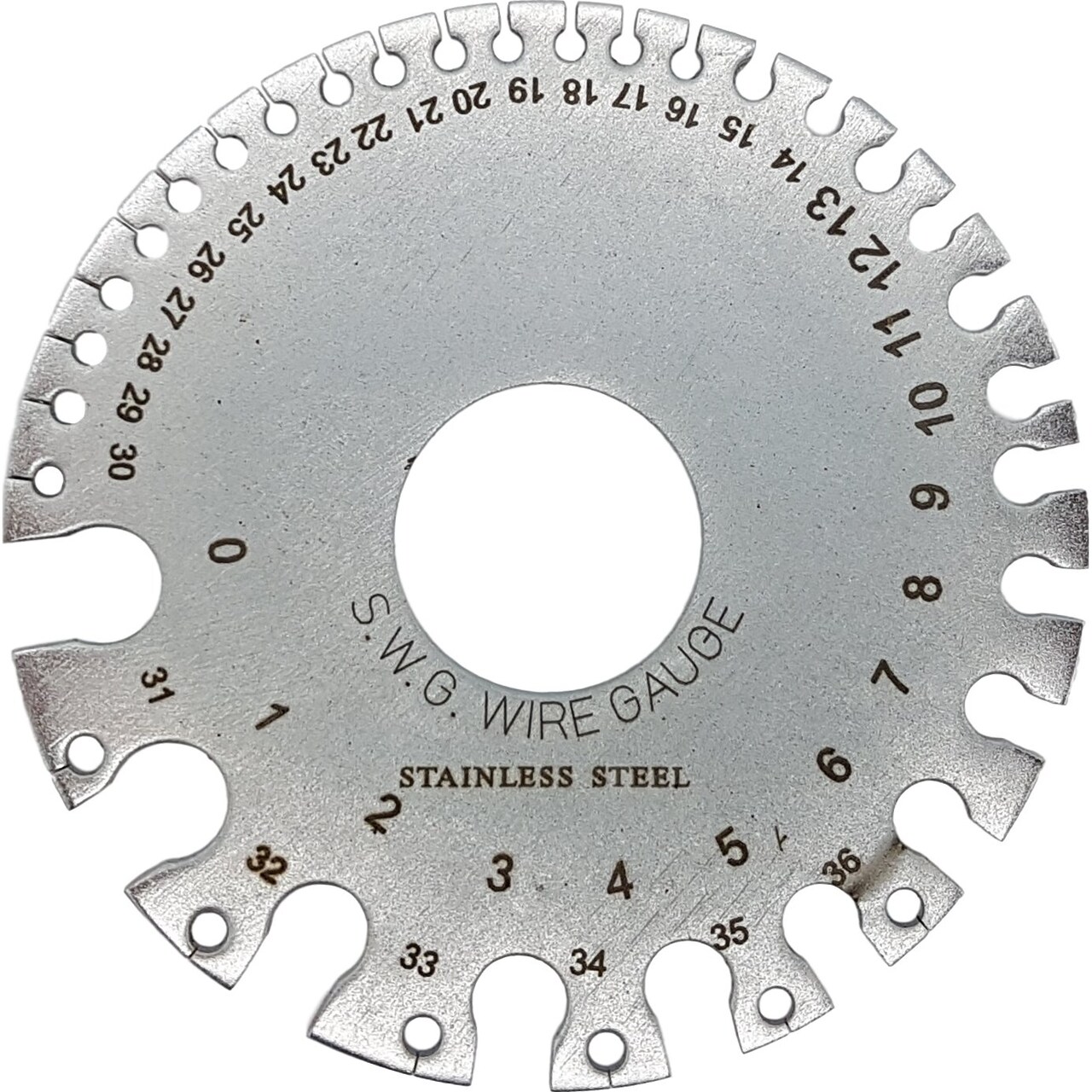Gauge for Sheet and Plate Iron and Steel, Also Measures Wire Gauge: TM-30000